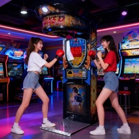Machine de jeu d'arcade à monnayeur pour boxe, basketball de rue et boxe, avec prise US et prise en charge de la langue anglaise