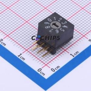QDR-10H1 Rotary Encoder Through hole Component (THT),10x10mm Switch - Product Image 1