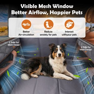 Pawise Large Space Comfortable Pet <strong>Car</strong> <strong>Seat</strong> Waterproof Btreatable Mesh Wear-resistant Oxford Fabric <strong>Dog</strong> <strong>Car</strong> <strong>Seat</strong> For SUVs Trucks - Product Image 5