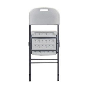 Trắng hình chữ nhật ngoài trời di động Ghế gấp bảng và ghế cho các sự kiện - Product Image 1