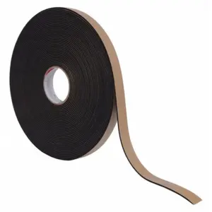 High Density Weather Stripping Foam Tape,2 Inch Wide x 1/8 Inch Thick Door Insulation Tape,16 Feet Long