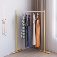 Perchero Metálico Plegable Sencillo para Interiores, Soporte para Abrigos, Edredones y Ropa, Colgador de Ropa de Pie para Baño, Herramienta Mágica para Sala de Estar