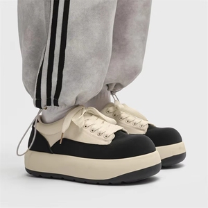 Chaussures pour hommes à semelle épaisse et rehaussée, style sport tendance, en PU artificiel et maille, décontractées, nouvelle collection 2025, modèle transfrontalier Génération Z213 - Product Image 1