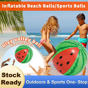 Pelota de <span class=keywords><strong>Playa</strong></span> Inflable Plegable Ligera de PVC de 36 Pulgadas, Ayuda para Nadar para Niños y Adultos, Decoración para Fiestas de Natación al Aire Libre - Product Image 1