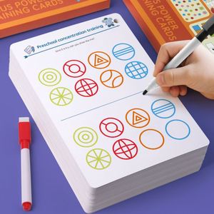 Cpc Ce Certified Hot Selling Iq Brain Teaser Early Education Busy Line Tracing Math Focus <b>Training</b> Learning <b>Book</b> - Product Image 3