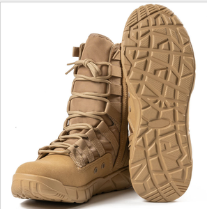 DFDB01 Botas de Combate Color Coyote Marrón, Ajustables, con Cordones, Ligeras y Modernas - Product Image 4
