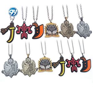 Monster Hunter Guild emblema collar Greatsword Bow Longsword Nergigante joyería - Product Image 1