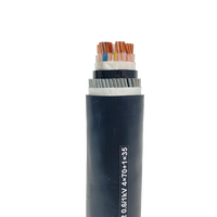 Cable de Alimentación de Bajo Voltaje con Aislamiento XLPE y Armadura de Cinta de Acero ZC-YJV22 de 0.6/1kV, Directo de Fábrica, 6mm² 300mm²3