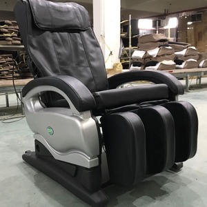 Fauteuil de massage électrique chauffant pour tout le corps, inclinable, sans rail, massage multipoints, pour la maison et le bureau, noir, avec télécommande - Product Image 1