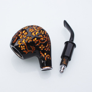 <span class=keywords><strong>2025</strong></span> Qianxun Màu Sắc Ngẫu Nhiên Mới Cá Tính Thảo Mộc Hút Thuốc Sáng Tạo Khắc Nhựa Ống Hút Thuốc Ống Thuốc Lá - Product Image 2