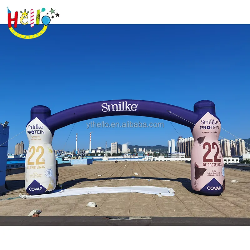 Best Sale Inflatable Beverage Drink Bottle Advertising Arch For Advertising