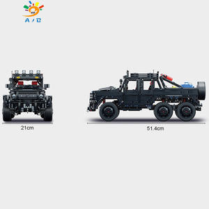 AJB Modellino Fuoristrada G-Class in Scala 1/8, 3254 Pezzi, Set di Costruzioni Educative per Ragazzi - Product Image 2