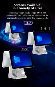 11.6/15/15.6 Inch Dual‑Screen Touch POS Machine, Built‑in Thermal <b>Printer</b> Cash Register for Retail, Restaurant, Supermarket - Product Image 6
