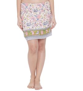 Pareo de algodón con estampado a mano de limonada rosa para mujer, ligero, para cubrir el bikini, ropa de playa y resort para verano - Product Image 1