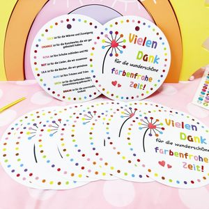 Étiquettes en papier pour cadeaux de remerciement, impression 4 couleurs, pour fêtes de remise des diplômes, 8-13 ans, vente en gros - Product Image 3