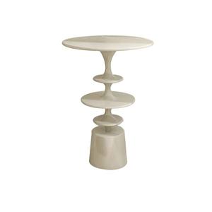 Table basse moderne d'extérieur en fibre de verre avec plateau en verre, couleur personnalisable, durable, mobilier de salon, style panneau contemporain pour - Product Image 6