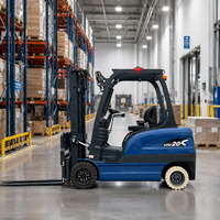 Promotion trimestrielle : Chariot élévateur électrique 2 tonnes avec frein de stationnement pour entrepôt d'emballage - Fournisseur d'équipements logistiques