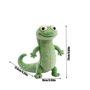Nuevo Producto Transfronterizo: Peluche de Lagarto <span class=keywords><strong>Tom</strong></span> Verde, Súper Suave, con Relleno de Algodón PP - Product Image 3