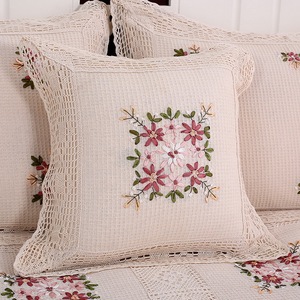 Set di Biancheria da Letto King Size in Cotone Egiziano e Poliestere, <span class=keywords><strong>Lenzuola</strong></span> con Ricamo in Pizzo, <span class=keywords><strong>Copriletto</strong></span> Fatto a Mano con Design Pieghevole - Product Image 4