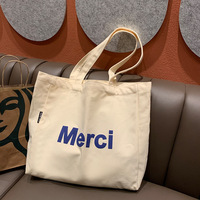 Sac à bandoulière pliable en toile de lin grande taille avec fermeture à sangle, poignée en corde imperméable, design tendance, sac de shopping