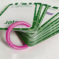 Tarjetas didácticas personalizadas de fábrica con frases en inglés, tarjetas de aprendizaje de palabras en inglés de doble cara, tarjetas educativas para niños