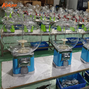 Petit distributeur commercial résistant de bonbons de <span class=keywords><strong>globe</strong></span> de machine de Gumball pour le distributeur automatique de vente directe d'usine d'arcades - Product Image 6