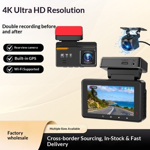 Grabadora de Conducción 4K HD Transfronteriza para <span class=keywords><strong>Amazon</strong></span>, WiFi, GPS, Doble Lente, Ángulo de 170°, Detección de Colisiones, Video Delantero y Trasero, Detección de Movimiento - Product Image 6