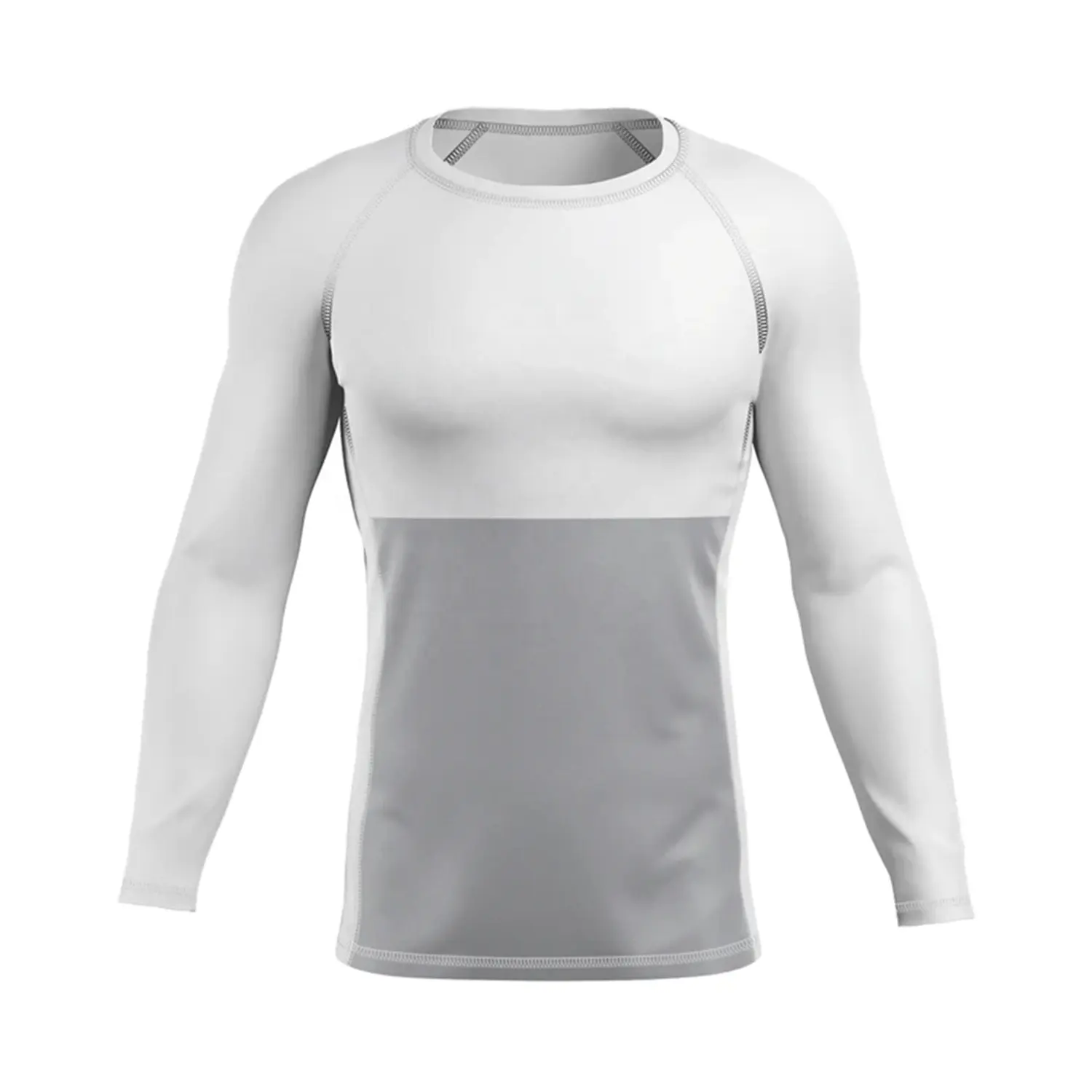 Fast Dilivery Hochwertiger Großhandel MMA Rash Guard Erwachsene Herren Lightweight Moist ure Wicking Strtchy Gym Rash Guard