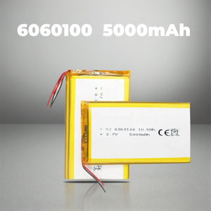 Аккумулятор LiPo 6060100 перезаряжаемый, большой емкости, 3.7В 5000мАч, литий-полимерный элемент 606090 для повербанка 502040 - Product Image 1