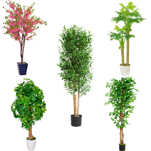 Décoration de jardin et d'intérieur, arbre en bambou artificiel d'extérieur, plante en bambou artificiel, support en plastique, bambou <span class=keywords><strong>porte</strong></span>-<span class=keywords><strong>bonheur</strong></span>, décoration de <span class=keywords><strong>plantes</strong></span> d'intérieur - Product Image 3