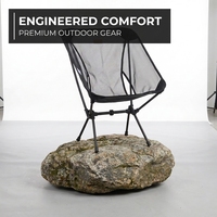 Chaise de pêche pliable ultralégère en aluminium avec maille ventilée pour la pêche, la plage et le bateau