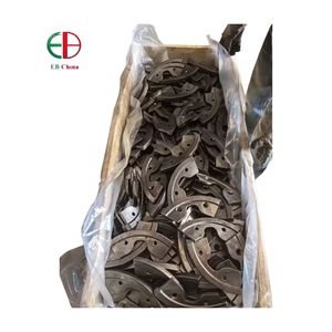 Lames de motoculteur rotatives industrielles haute performance et longue durée de vie en Ni-Hard 4-600, avec dureté HB600, pour terres sèches - Product Image 4