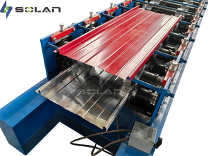 핵심 부품 베어링 및 모터 스탠딩 솔기 금속 지붕 건축 자재 기계 루핑 시트 제작 기계 - Product Image 2