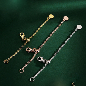 S925 Sterling Bạc Mở Rộng Chuỗi Có Thể Điều Chỉnh Phổ Chuỗi Tự Làm Vòng Đeo Tay Vòng Cổ Kính Thiên Văn Mở Rộng Chuỗi Đuôi - Product Image 6