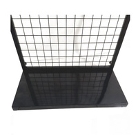 Crochets muraux en grille Grille en acier Panneaux muraux en treillis métallique Support en grille Présentoir en fer Personnalisé Métallique Léger 3-5 Pneus