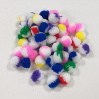 Vente en gros prix d'usine bricolage décorations créatives artisanat boules de pompons en marbre artisanat paillettes guirlandes pompons