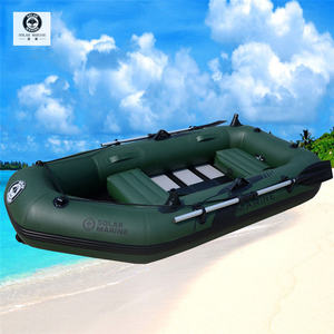 Kayak inflable Solar marino para <span class=keywords><strong>3</strong></span> <span class=keywords><strong>personas</strong></span>, 230 CM, PVC, canoa, pesca, deportes acuáticos, fondo de madera - Product Image 4