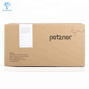 Carton avec poignée, impression sur carton, grande boîte en carton ondulé blanc - Product Image 2