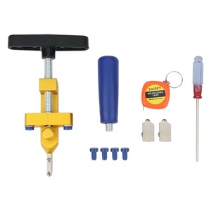 Glass Cutter Tool Kit, Tile Cutter Hand Tool 2 In1 Handheld Hard