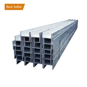 China Supplier's S235 S275 S355 Bright Hot Rolled Mild Steel Beam Welded Profile with Cutting Bending Punching Services