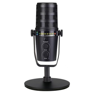 XTUGA MV7 Fábrica Profesional RGB Micrófono con cable Juego de canto en vivo Micrófono de condensador USB para computadora en vivo Rrcording - Product Image 1