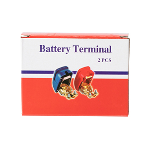 Bulk Rohs CE 500A Copper Negative Car Battery <b>Terminal</b> Connector 12v Top Post Battery <b>Terminal</b> Clamp With Blue Cover For Marine - Product Image 6