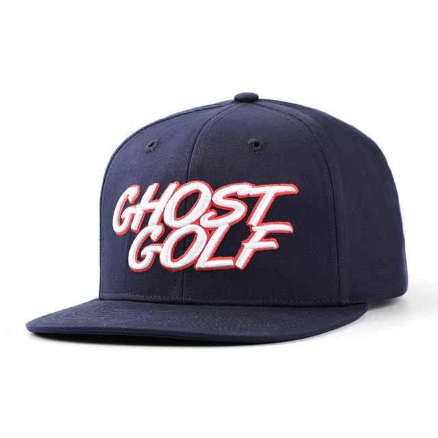 Oem Custom High Quality 6 Panel Adult Structured Flat Bill Blue Cotton 3d Embroidered Logo Street Hip Hop Snapback Caps Hat
