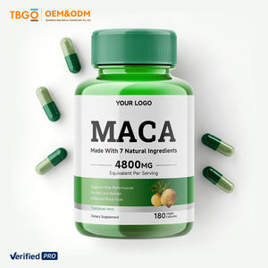 Cápsulas Maca Man Power Plus, Cápsulas de Extracto de Ginseng Rojo Coreano, Apoyo Energético para Hombres, Cápsulas de Raíz de Maca, Aumento de Potencia - Product Image 3