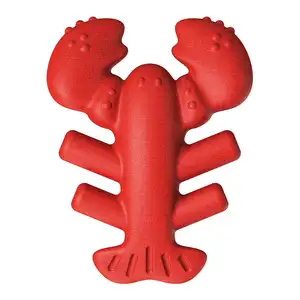 Qbellpet New Arrivals Pet Medium And Large Dog Lobster Teething Stick Durable Dog Chew Toy Aggressive Chew Bone Lobster