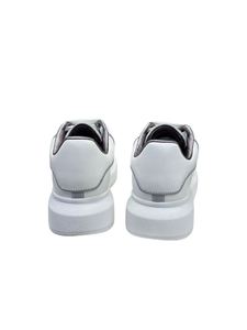 Zapatos Casuales de Mujer de Cuero de Alta Calidad al por Mayor, Zapatos Deportivos para Hombre con Suela Gruesa para Caminar - Product Image 3