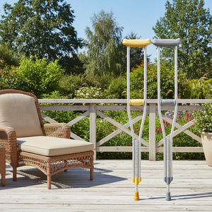 Canne <span class=keywords><strong>en</strong></span> alliage d'aluminium Chuangyu Original, réglable pour adultes et enfants, pour personnes âgées, post-fracture, épaissie, double YK710 - Product Image 1