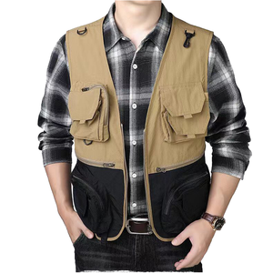 Chaleco Multibolsillos Cortavientos Casual de Otoño, Chaleco de Pesca Duradero para Exteriores, Chaleco sin Mangas Personalizado para Golf y Fotografía, Chaleco para Hombre - Product Image 1
