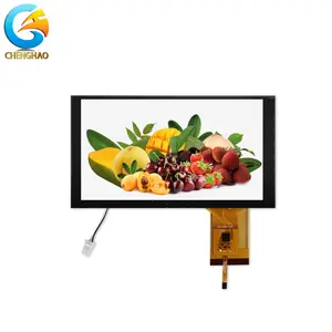 LCD 제조 800*480 6.2 인치 자동차 모니터 용 정전형 터치 스크린 TFT LCD 디스플레이 모듈