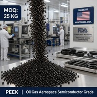 Partículas de Material PEEK Resistentes a Altas Temperaturas, Grado Alimenticio, Moldeo por Inyección, Extrusión, Módulo de Alta Resistencia